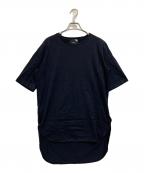 ATONエイトン）の古着「SUVIN 60/2 ROUND HEM T-SHIRT」｜ネイビー