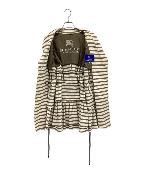BURBERRY BLUE LABEL（バーバリー ブルー レーベル）BURBERRY BLUE LABEL (バーバリー ブルー レーベル) マリンコート ベージュ サイズ:38の古着・服飾アイテム