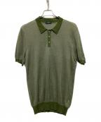 Zanoneザノーネ）の古着「SWEATERS POLO NECK」｜グリーン