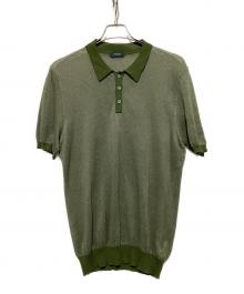Zanone（ザノーネ）の古着「SWEATERS POLO NECK」｜グリーン