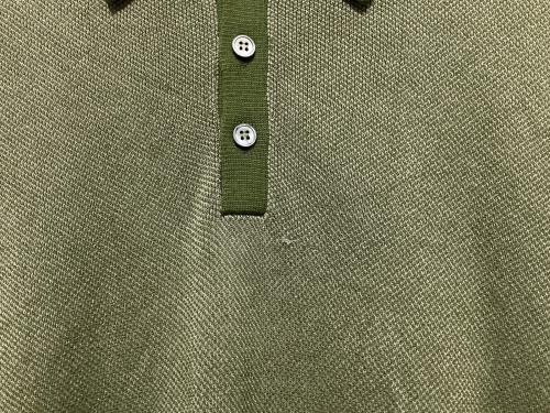 Zanone（ザノーネ）Zanone (ザノーネ) SWEATERS POLO NECK グリーン サイズ:48の古着・服飾アイテム
