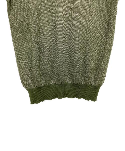 Zanone（ザノーネ）Zanone (ザノーネ) SWEATERS POLO NECK グリーン サイズ:48の古着・服飾アイテム