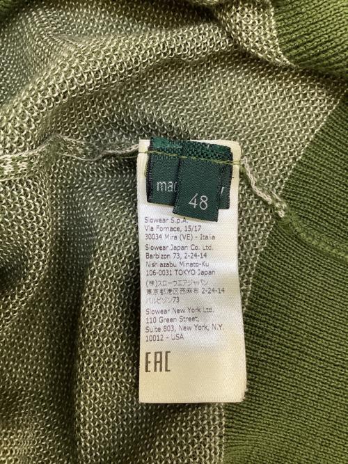 Zanone（ザノーネ）Zanone (ザノーネ) SWEATERS POLO NECK グリーン サイズ:48の古着・服飾アイテム