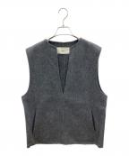 TODAYFULトゥデイフル）の古着「Keyneck Wool Vest」｜グレー