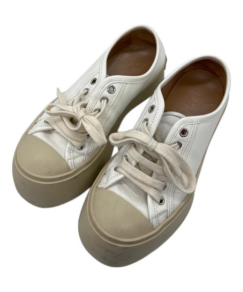 MARNI（マルニ）MARNI (マルニ) レザースニーカー アイボリー サイズ:37の古着・服飾アイテム