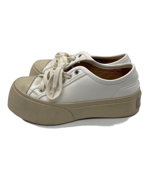 MARNI（マルニ）MARNI (マルニ) レザースニーカー アイボリー サイズ:37の古着・服飾アイテム