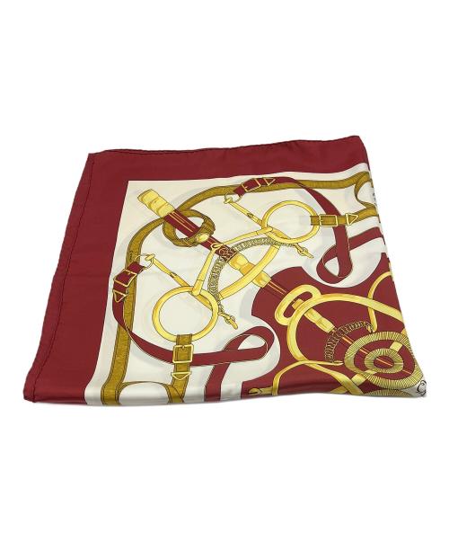 HERMES（エルメス）HERMES (エルメス) カレ90 eperon d'or アイボリーの古着・服飾アイテム