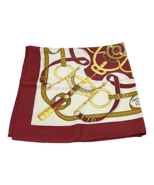 HERMES（エルメス）HERMES (エルメス) カレ90 eperon d'or アイボリーの古着・服飾アイテム