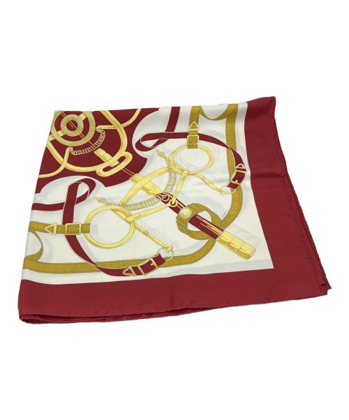 HERMES（エルメス）HERMES (エルメス) カレ90 eperon d'or アイボリーの古着・服飾アイテム