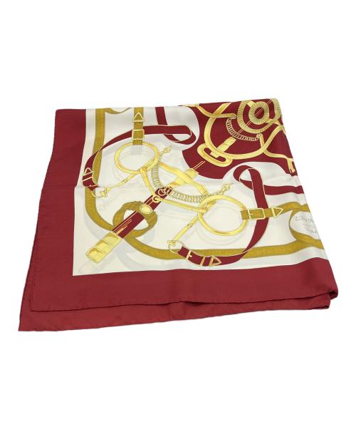 HERMES（エルメス）HERMES (エルメス) カレ90 eperon d'or アイボリーの古着・服飾アイテム