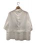 WHYTO (ホワイト) Hem pleats blouse ホワイト サイズ:38：4500円