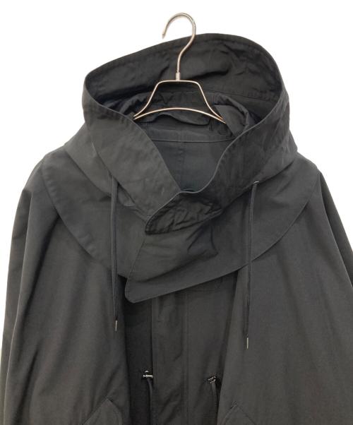 VACHEMENT（ヴァシュモン）VACHEMENT (ヴァシュモン) シェルタフタモッズコート ブラック サイズ:Fの古着・服飾アイテム