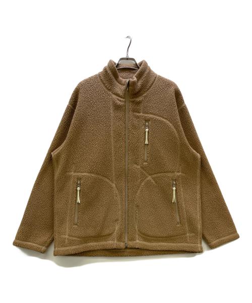 Porter Classic（ポータークラシック）Porter Classic (ポータークラシック) FLEECE ZIP UP JACKET ベージュ サイズ:3の古着・服飾アイテム