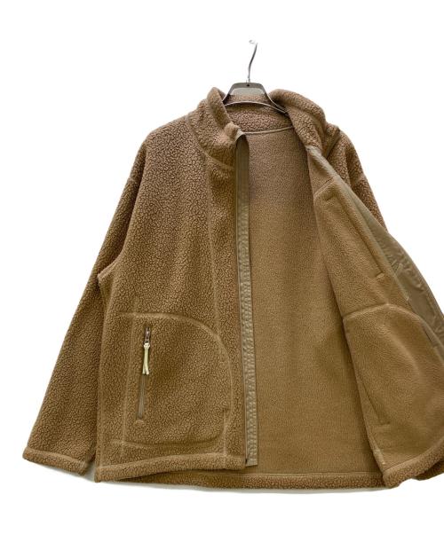 Porter Classic（ポータークラシック）Porter Classic (ポータークラシック) FLEECE ZIP UP JACKET ベージュ サイズ:3の古着・服飾アイテム