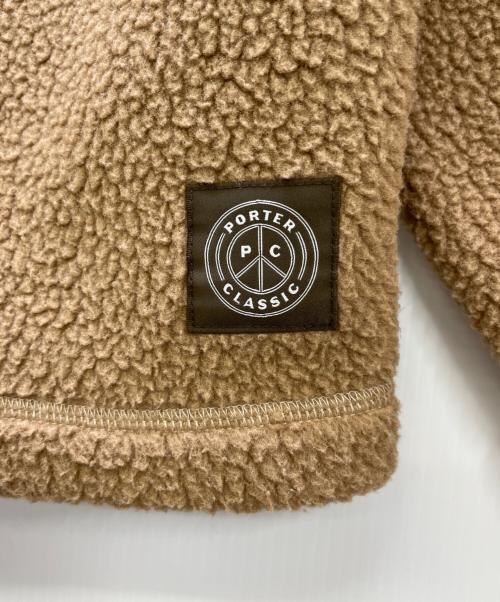 Porter Classic（ポータークラシック）Porter Classic (ポータークラシック) FLEECE ZIP UP JACKET ベージュ サイズ:3の古着・服飾アイテム