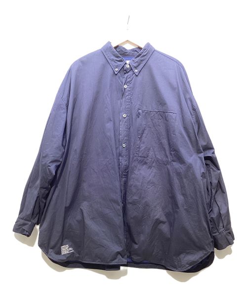 FreshService（フレッシュサービス）FreshService (フレッシュサービス) CORPORATE REGULAR COLLAR SHIRT ネイビー サイズ:フリーの古着・服飾アイテム