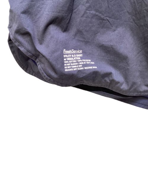 FreshService（フレッシュサービス）FreshService (フレッシュサービス) CORPORATE REGULAR COLLAR SHIRT ネイビー サイズ:フリーの古着・服飾アイテム
