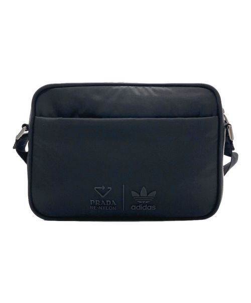 PRADA（プラダ）PRADA (プラダ) adidas (アディダス) Re-Nylon ショルダーバッグ ブラック サイズ:25の古着・服飾アイテム