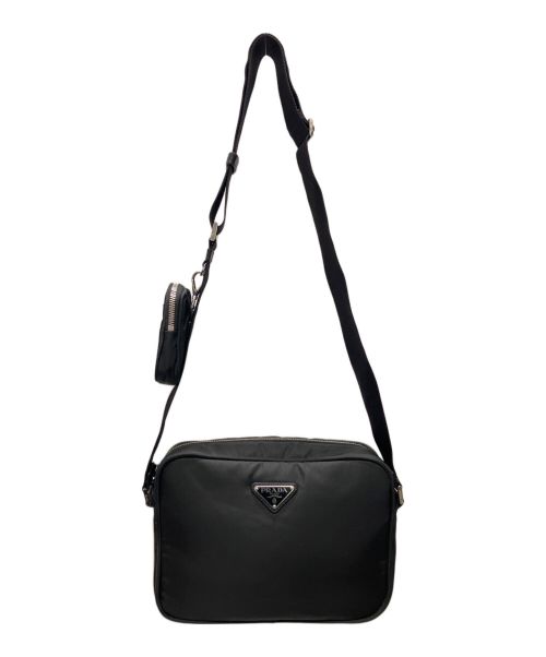PRADA（プラダ）PRADA (プラダ) adidas (アディダス) Re-Nylon ショルダーバッグ ブラック サイズ:25の古着・服飾アイテム
