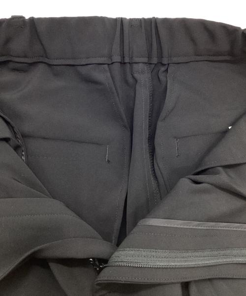 FRAMeWORK（フレームワーク）FRAMeWORK (フレームワーク) ストレッチツイルクロップドワイドパンツ ブラック サイズ:36の古着・服飾アイテム