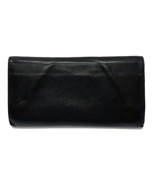 BEERBELLY（ビアベリー）BEERBELLY (ビアベリー) Dフラップ ウォレット ブラックの古着・服飾アイテム