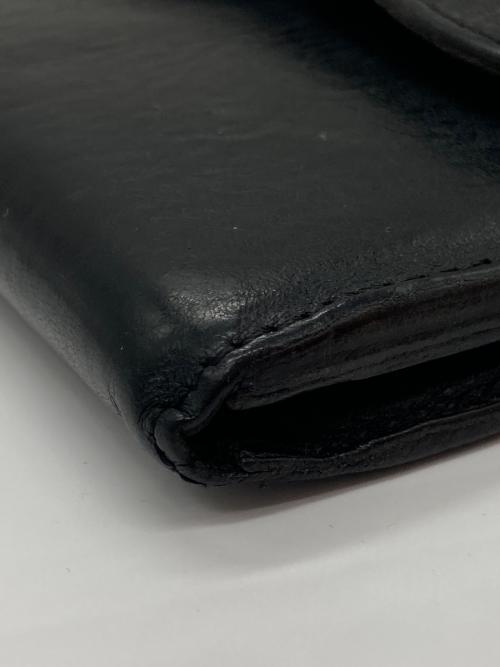 BEERBELLY（ビアベリー）BEERBELLY (ビアベリー) Dフラップ ウォレット ブラックの古着・服飾アイテム