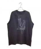 LOUIS VUITTONルイ ヴィトン）の古着「23SS LVフリークエンシーグラフィック エンブロイ Tシャツ」｜ブラック