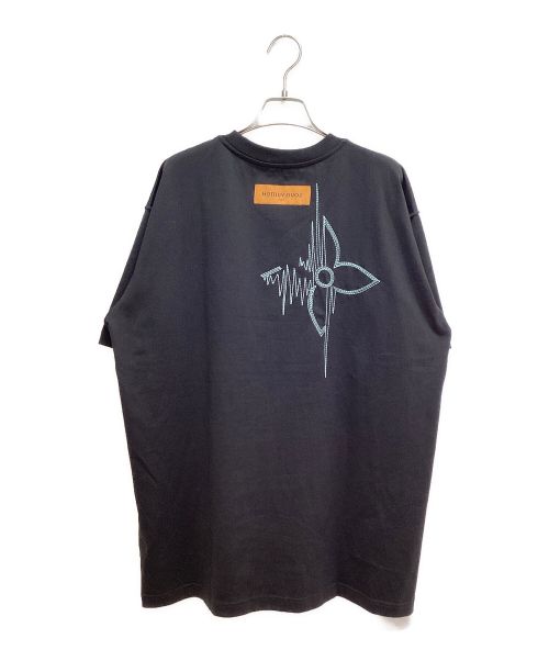 LOUIS VUITTON（ルイ ヴィトン）LOUIS VUITTON (ルイ ヴィトン) 23SS LVフリークエンシーグラフィック エンブロイ Tシャツ ブラック サイズ:XLの古着・服飾アイテム