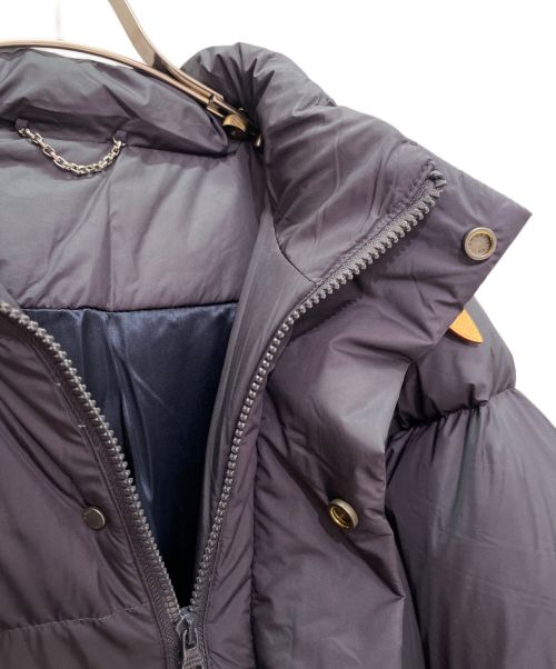 LOUIS VUITTON（ルイ ヴィトン）LOUIS VUITTON (ルイ ヴィトン) レザートリム パファー ダウンジャケット ネイビー サイズ:46の古着・服飾アイテム