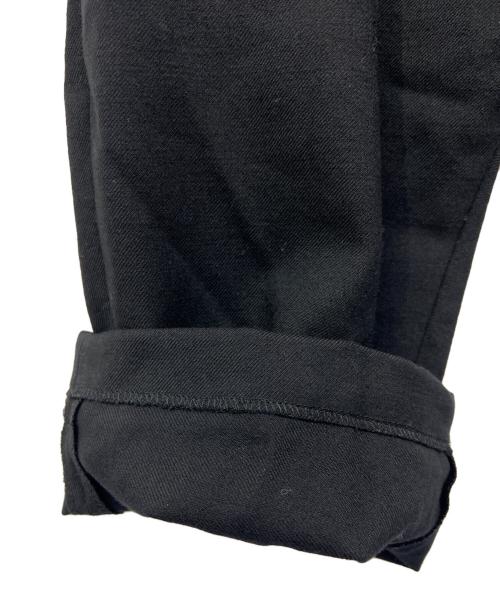 Y's（ワイズ）Y's (ワイズ) ウールサージ マッキンサルエルパンツ ブラック サイズ:2の古着・服飾アイテム