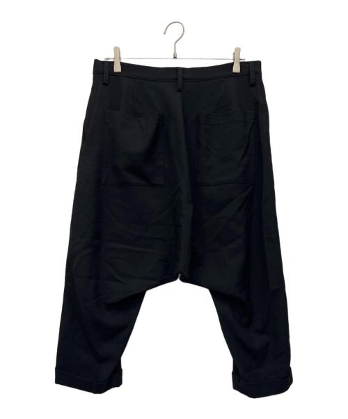 Y's（ワイズ）Y's (ワイズ) ウールサージ マッキンサルエルパンツ ブラック サイズ:2の古着・服飾アイテム