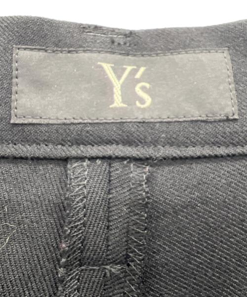 Y's（ワイズ）Y's (ワイズ) ウールサージ マッキンサルエルパンツ ブラック サイズ:2の古着・服飾アイテム