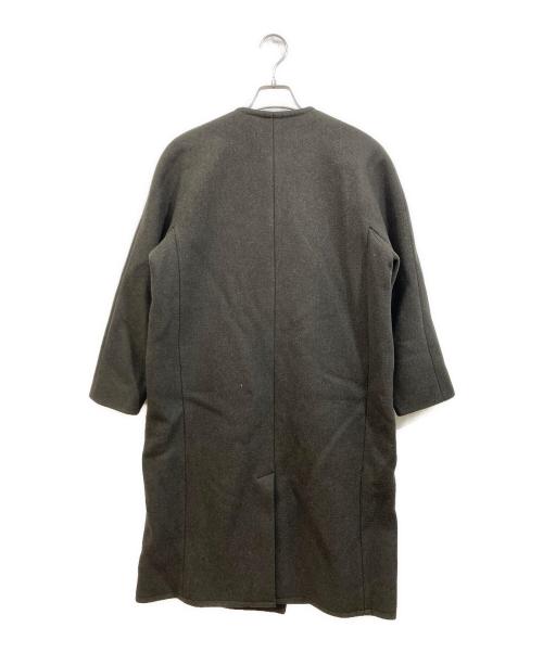 SAYAKA DAVIS（サヤカ デイヴィス）SAYAKA DAVIS (サヤカ デイヴィス) ノーカラーコート カーキ サイズ:SIZE Pの古着・服飾アイテム