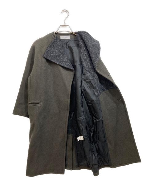 SAYAKA DAVIS（サヤカ デイヴィス）SAYAKA DAVIS (サヤカ デイヴィス) ノーカラーコート カーキ サイズ:SIZE Pの古着・服飾アイテム