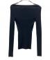 theory (セオリー) Wooster Crepe Knit Vneck Rib PO ブラック サイズ:S：9000円