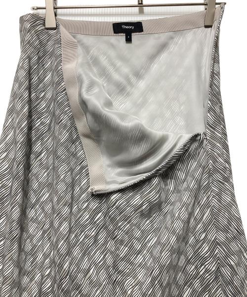 theory（セオリー）theory (セオリー) Linear Leaf Maxi Slip Skirt Z カーキ サイズ:2の古着・服飾アイテム