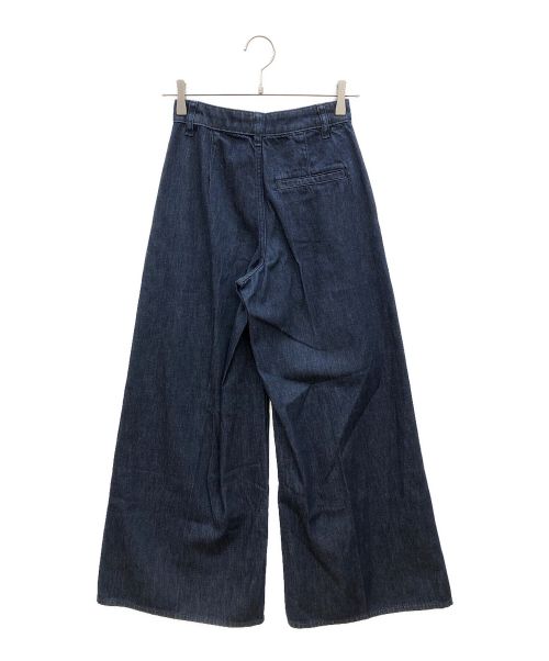 theory（セオリー）theory (セオリー) デニムパンツ　Drape Denim HW Wide Trouser D インディゴ サイズ:23の古着・服飾アイテム