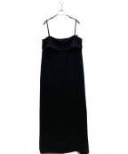 ELENIエレニ）の古着「ブロックプリーツワンピース」｜ブラック