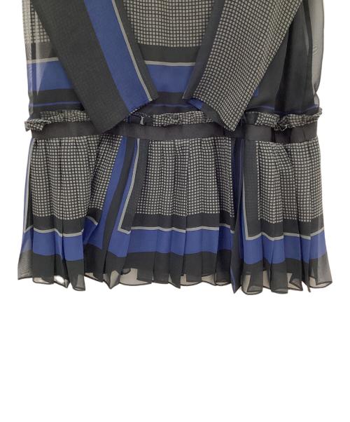 sacai（サカイ）sacai (サカイ) チェックワンピース マルチカラー サイズ:2の古着・服飾アイテム