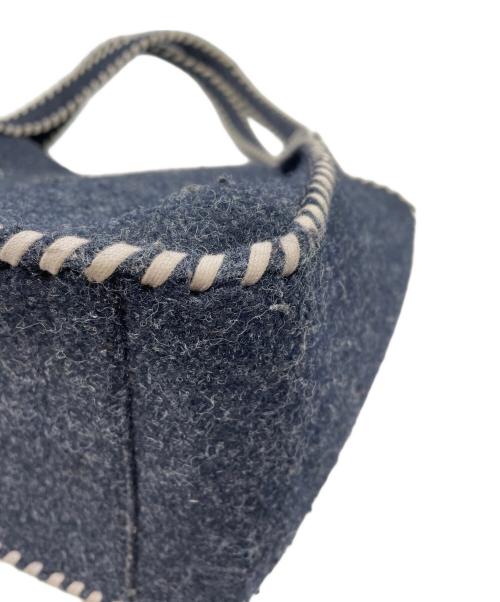 STELLA McCARTNEY（ステラマッカートニー）STELLA McCARTNEY (ステラマッカートニー) エコフェルトトートバッグ ネイビーの古着・服飾アイテム