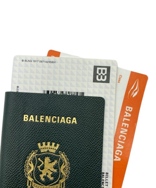 BALENCIAGA（バレンシアガ）BALENCIAGA (バレンシアガ) 2チケットパスポートデザインロングウォレット サイズ:-の古着・服飾アイテム