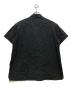 yohji yamamoto+Noir (ヨウジヤマモトプリュスノアール) オーバーサイズコットン半袖シャツ ブラック サイズ:1：5000円