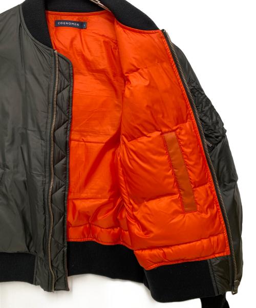 COGNOMEN（コグノーメン）COGNOMEN (コグノーメン) PEACE DOWN MA-1 ブラック サイズ:Lの古着・服飾アイテム