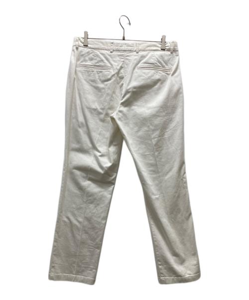 giab's ARCHIVIO（ジャブス アルキヴィオ）giab's ARCHIVIO (ジャブス アルキヴィオ) 2プリーツパンツ ホワイト サイズ:48の古着・服飾アイテム