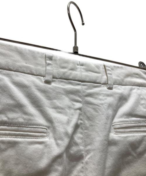 giab's ARCHIVIO（ジャブス アルキヴィオ）giab's ARCHIVIO (ジャブス アルキヴィオ) 2プリーツパンツ ホワイト サイズ:48の古着・服飾アイテム