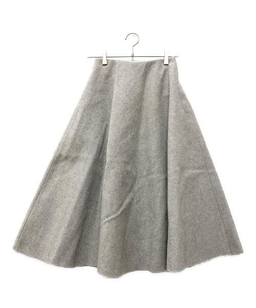 SHE TOKYO（シートーキョー）SHE TOKYO (シートーキョー) Elliy Melton ボンディング スカート グレー サイズ:36 未使用品の古着・服飾アイテム