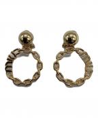 MIU MIUミュウミュウ）の古着「メタルイヤリング」｜ゴールド