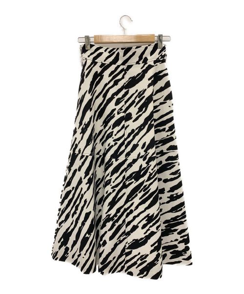 Pinky & Dianne（ピンキーアンドダイアン）Pinky & Dianne (ピンキーアンドダイアン) バイアスゼブラプリントスカート サイズ:36の古着・服飾アイテム