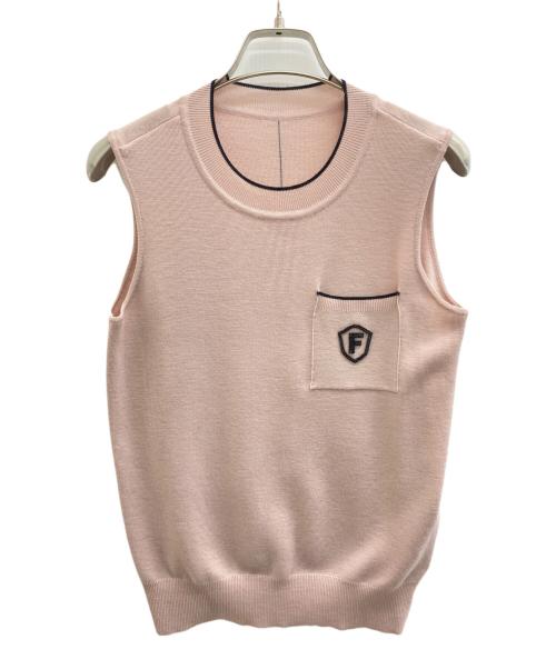 FOXEY（フォクシー）FOXEY (フォクシー) ツインニット ツインF ピンク サイズ:38の古着・服飾アイテム