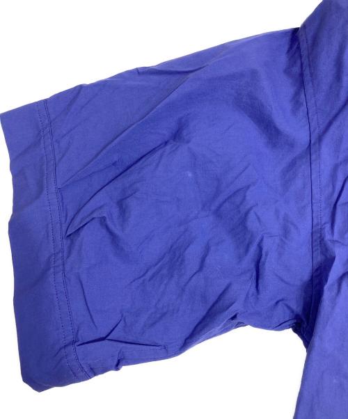 GALERIE VIE（ギャルリーヴィー）GALERIE VIE (ギャルリーヴィー) コンパクトコットンツイル ワイドスリーブブラウス ブルー サイズ:Fの古着・服飾アイテム